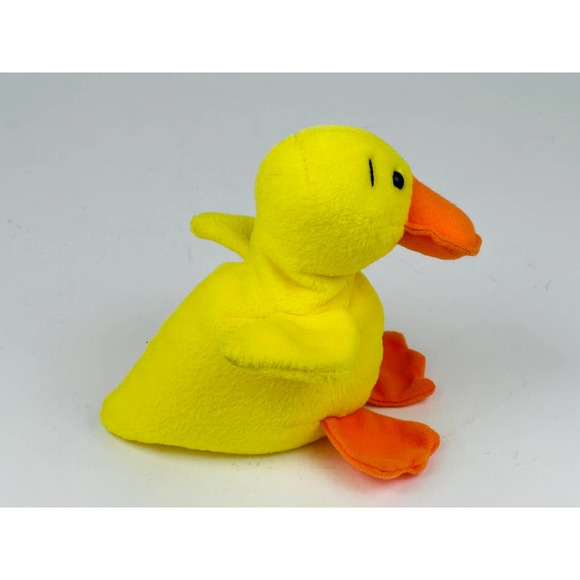 Ty Beanie Baby QUACKERS the Duck Yellow and Orange - No Tag - Picture 7 of 9